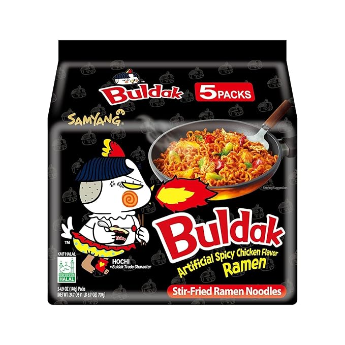 Samyang Buldak Original Spicy Chicken Ramen (140g) (Korea) 5-pack