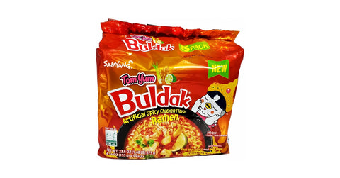 Samyang Buldak TomYum Spicy Sour Chicken Ramen (135g) (Korea) 5-pack