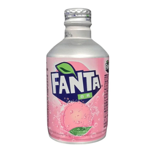 Fanta White Peach Aluminum Can (300ml) (Japan) 6-Pack