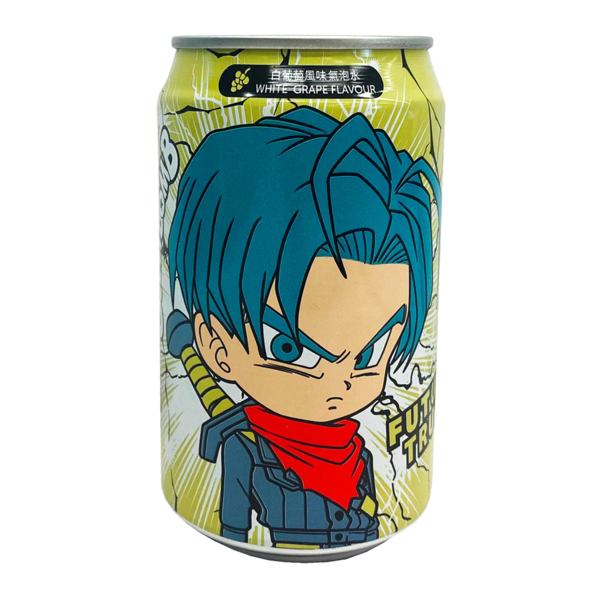 Ocean Bomb Dragon Ball Z Future Trunks Sparkling Water White Grape Flavor (11.15oz) (Taiwan) 6-Pack