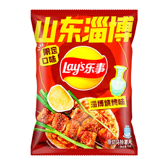 Lay's Potato Zibo Barbecue Flavor (70g) 6-Pack