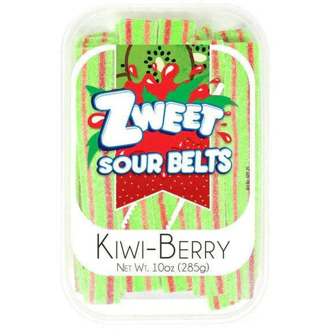 Sour Kiwi Strawberry Belts | Zweet | 10 oz (3 pack)