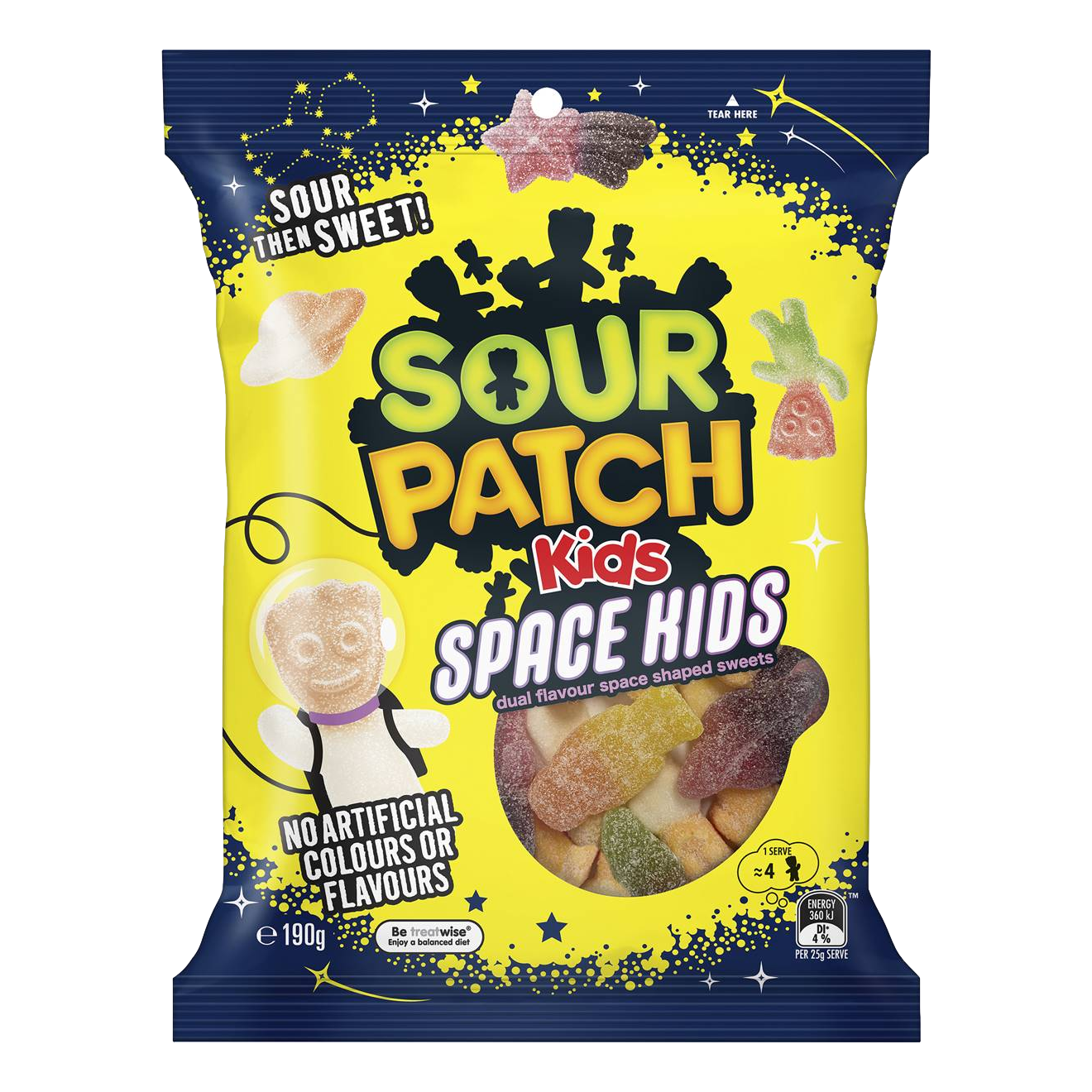 Sour Patch Kids Space Kids (170g) Singapore (6 pack)