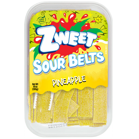 Sour Pineapple Belts | Zweet | 10 oz (3 pack)