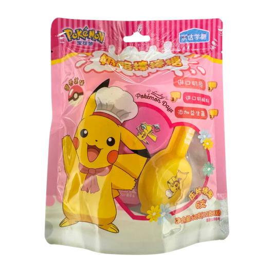 Pokémon Cheese Lollipops with Probiotics (60g) (China) 6-Pack