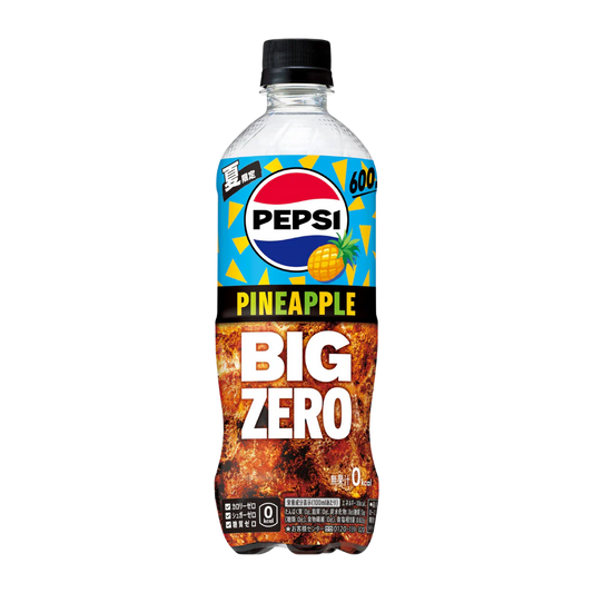 Pepsi Pineapple BIG ZERO (600ml) (Japan) 6-Pack