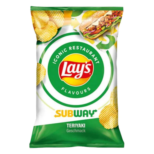 Lays Iconic Restaurant Flavors Subway Teriyaki Geschmack (150g) (Denmark) 6-Pack