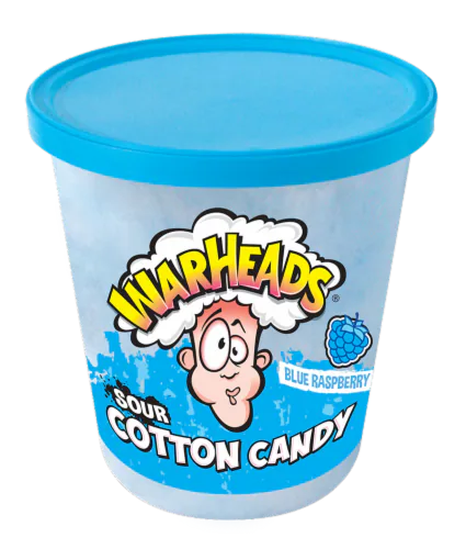 Warheads Sour Cotton Candy - Blue Raspberry (44.5g) 3-Pack