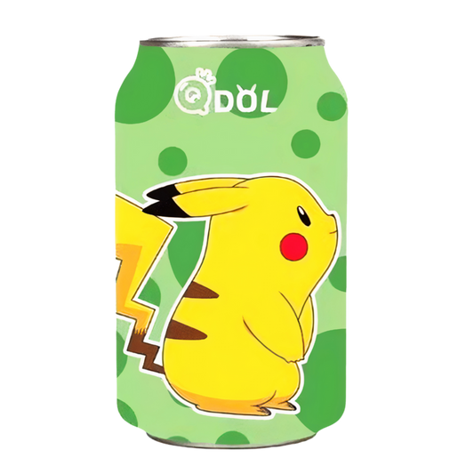 QDol Pokemon Lime Sparkling Water Pikachu (330ml) (China)  6-Pack