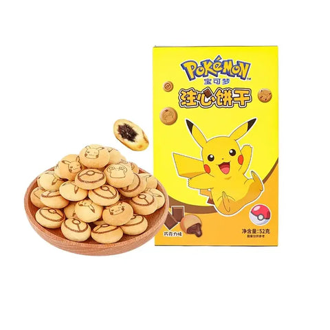 Pokémon Chocolate Filled Cookies (52g) (China) 12-Pack