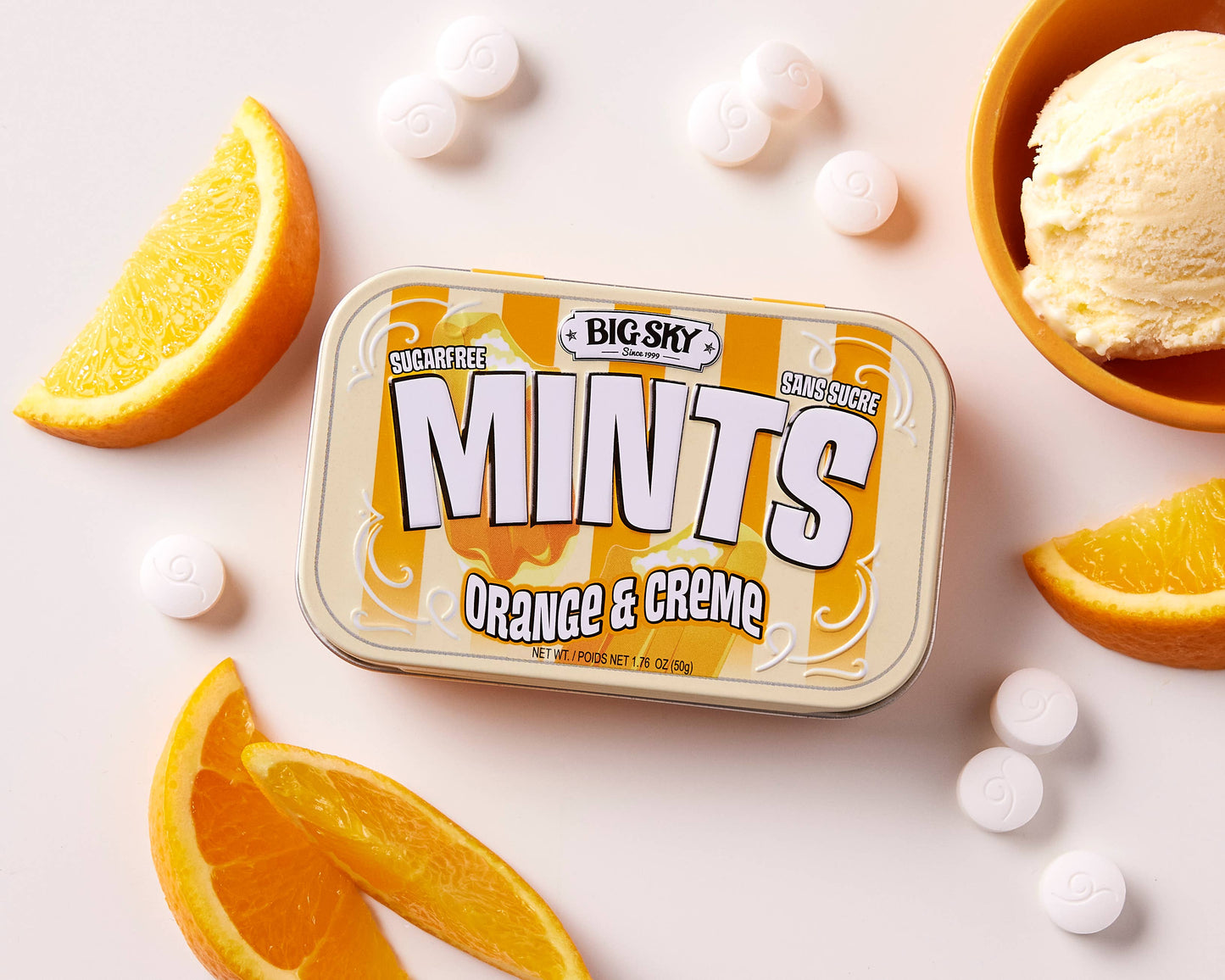 Big Sky Mints - Orange & Crème (50g) 6Pack