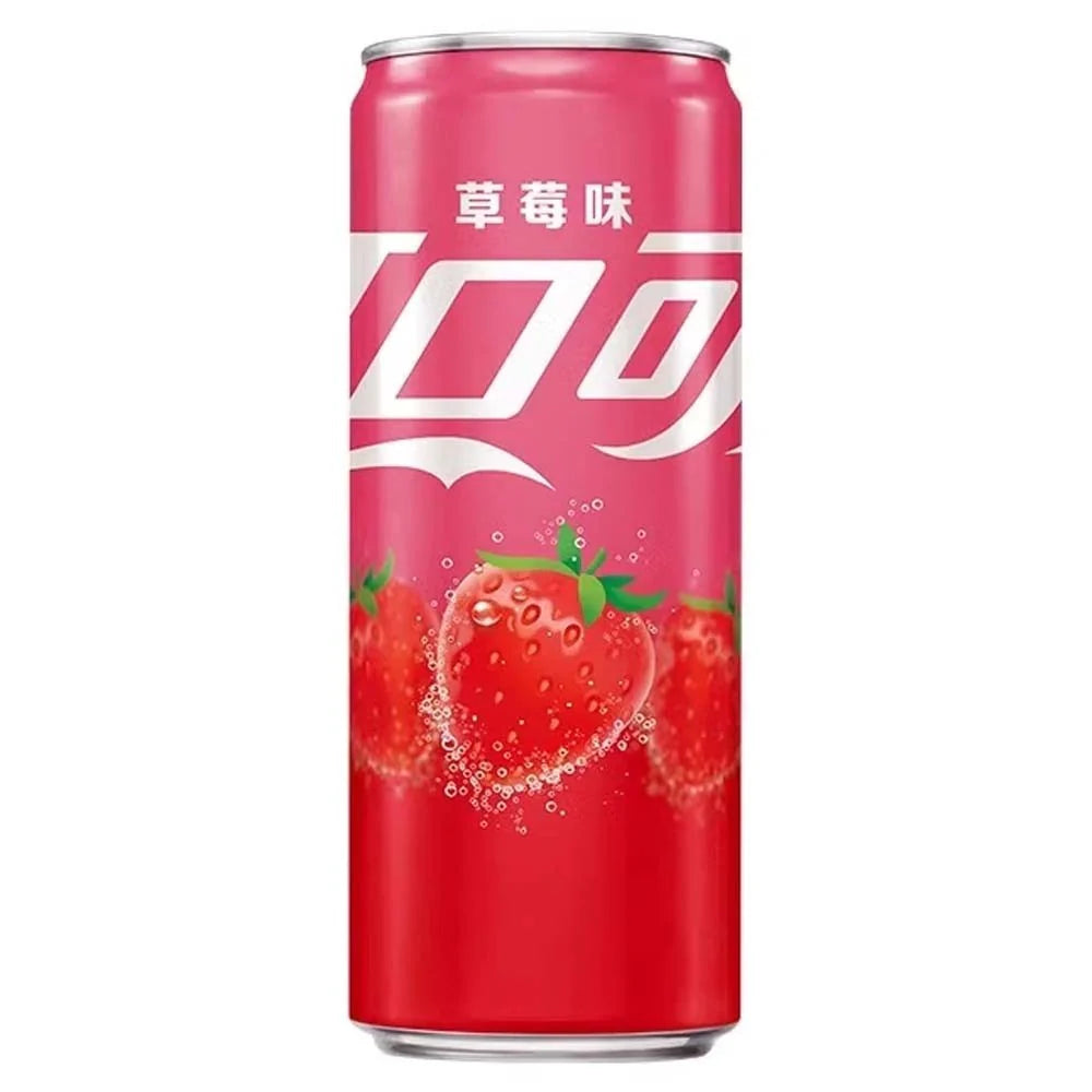 Coca-Cola Strawberry Flavor (330ml) – China (6 pack)