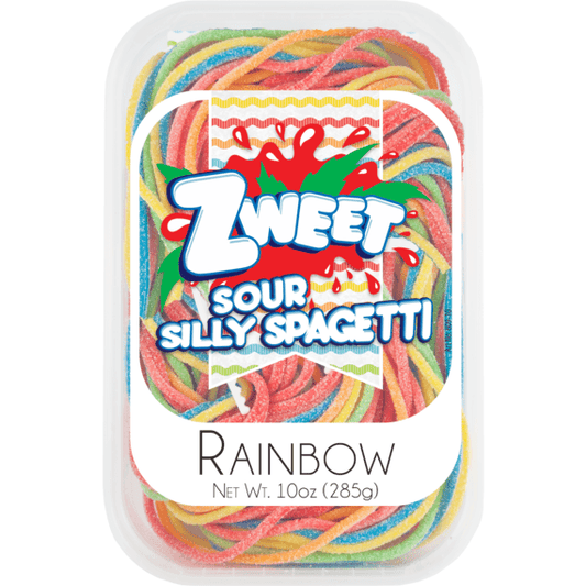 Sour Rainbow Silly Spagetti | Zweet | 10 oz (3 Pack)