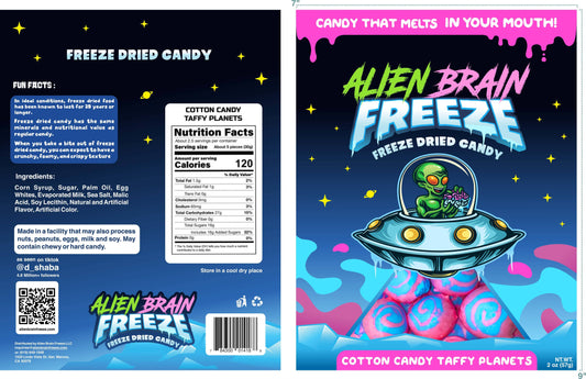 ABF - Cotton Candy Taffy Planets - 2oz- 4 COUNT