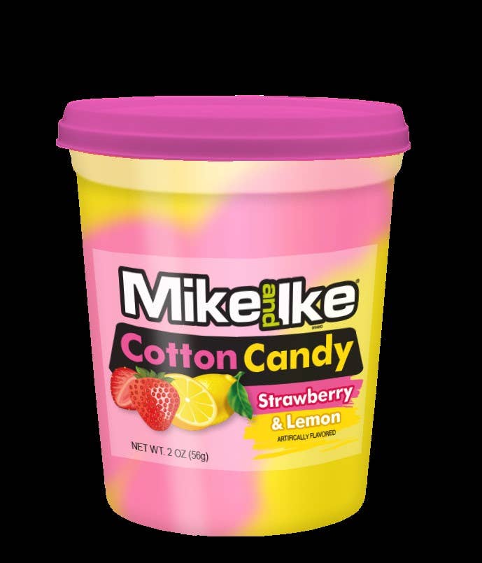 Mike and Ike Cotton Candy, 2oz Tubs, 3ct