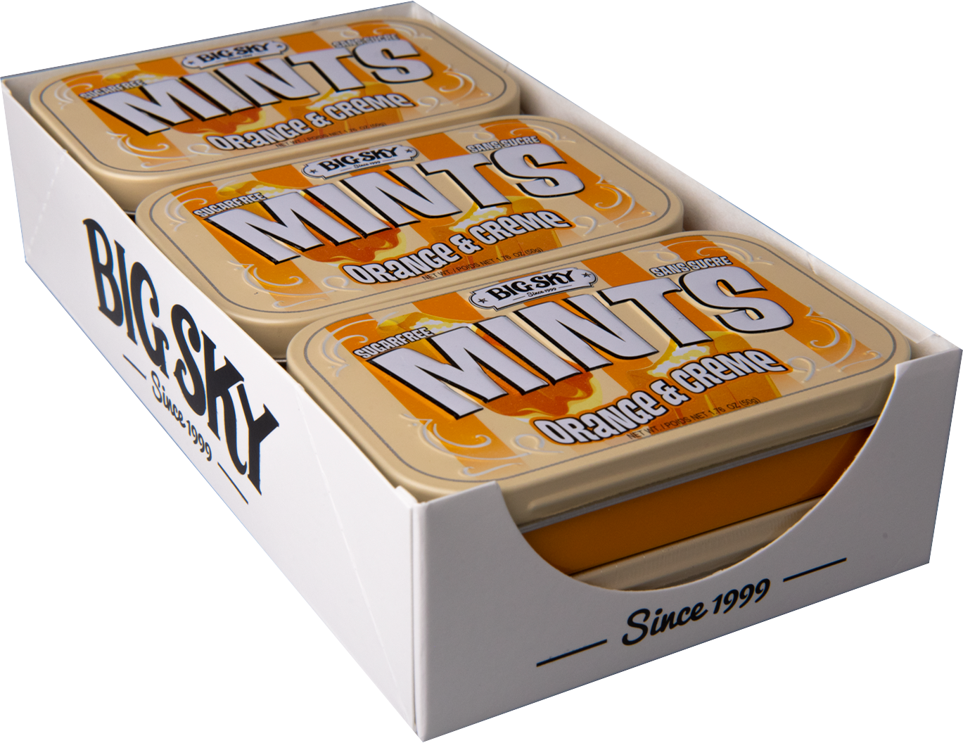 Big Sky Mints - Orange & Crème (50g) 6Pack