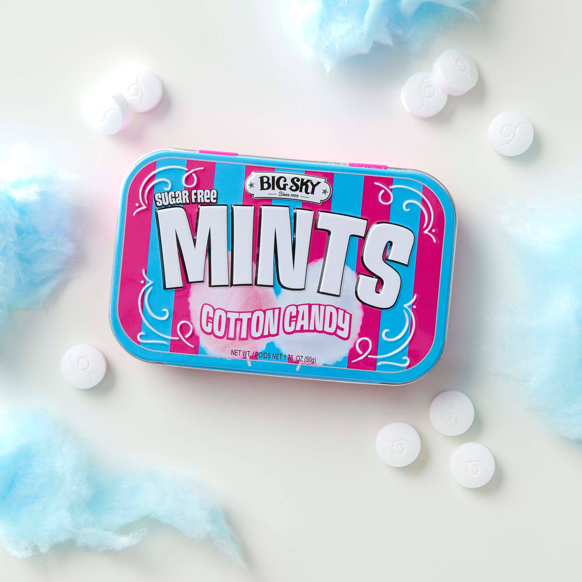 Big Sky Mints - Cotton Candy Mints (50g) 6Pack – POPS DISTRO INC ...