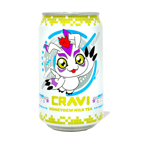 Cravi Digimon Honeydew Milk Tea (315ml) China (12pk)