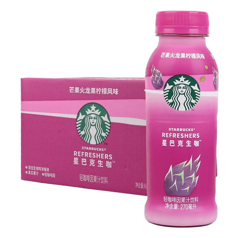 Starbucks Refresher Dragonfruit Drink (270ml) Japan (6ct)