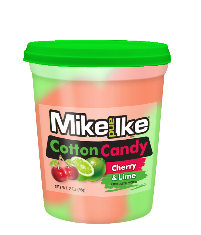 Mike and Ike Cotton Candy, 2oz Tubs, 3ct