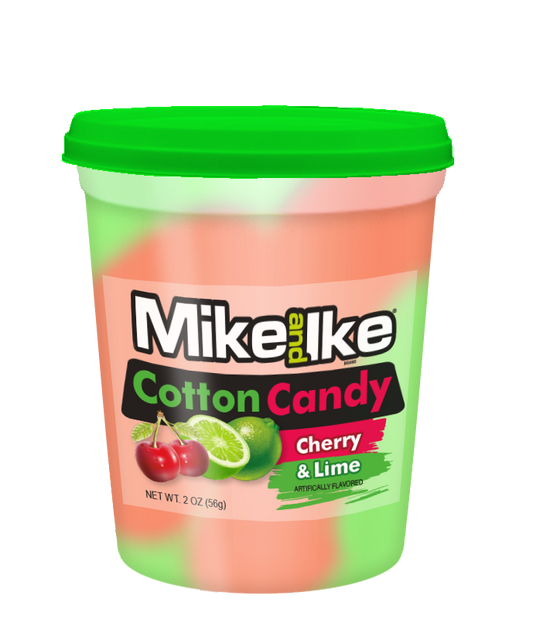 Mike and Ike Cotton Candy, 2oz Tubs, 3ct