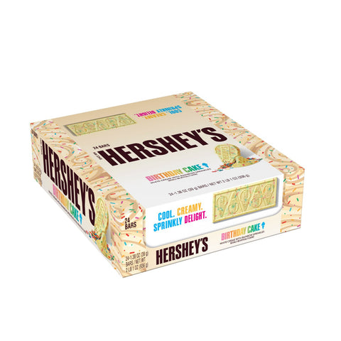 Herseys- Birthday Cake- Box of 24 (39g)