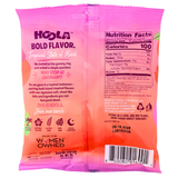 Hoola Peach Mango 6oz bag back — ingredients, nutrition facts and UPC