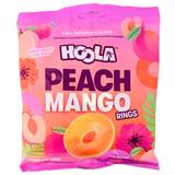 Hoola Peach Mango 6oz bag front — 8 bags per wholesale case