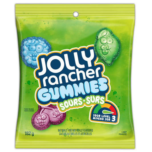 Jolly Rancher Gummies Sours (182g) Canada (6 pack)