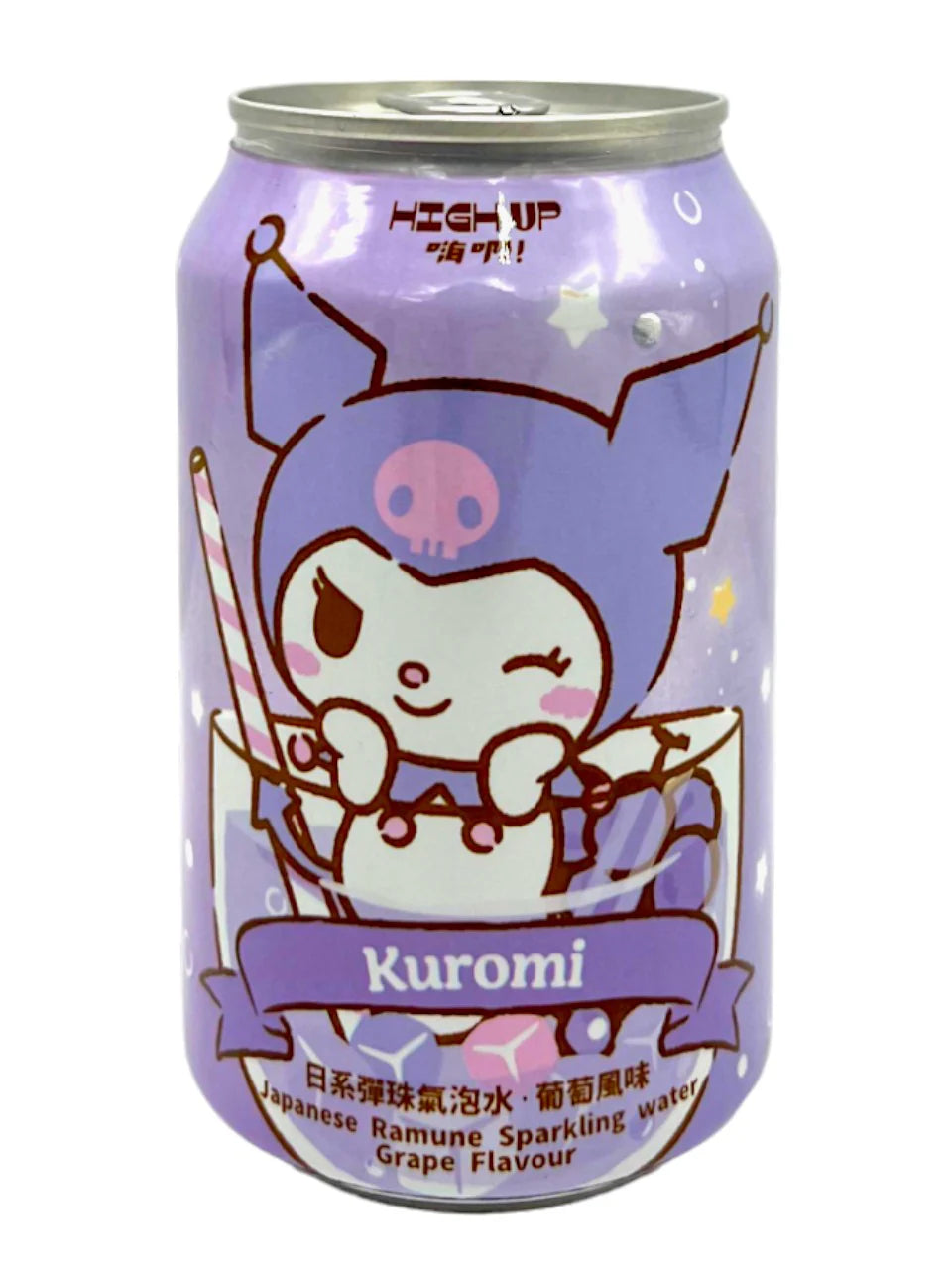 High Up Little Twin Stars Grape Sparkling Water (330ml) Taiwan (6 pack)