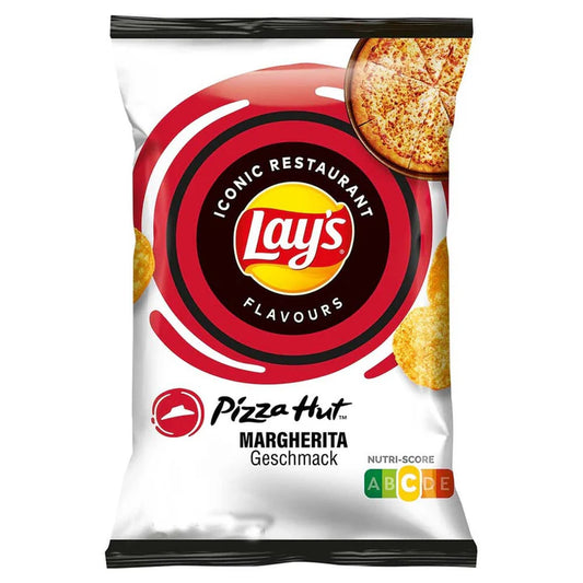 Lays Iconic Restaurant Flavors Pizza Hut Margherita Geschmack (150g) (Denmark) 6-Pack