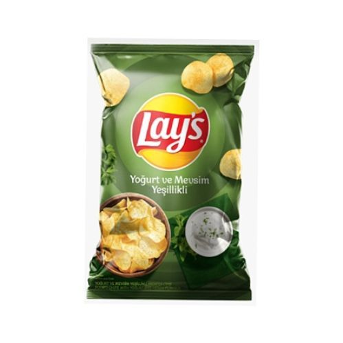 Lay's Yogurt and Seasonal Greens (160g) (Turkiye) 4-Pack