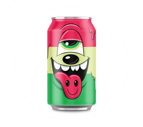 Madpop Watermelon Basil Habanero - 12 Can Case Greg Mike Can Design