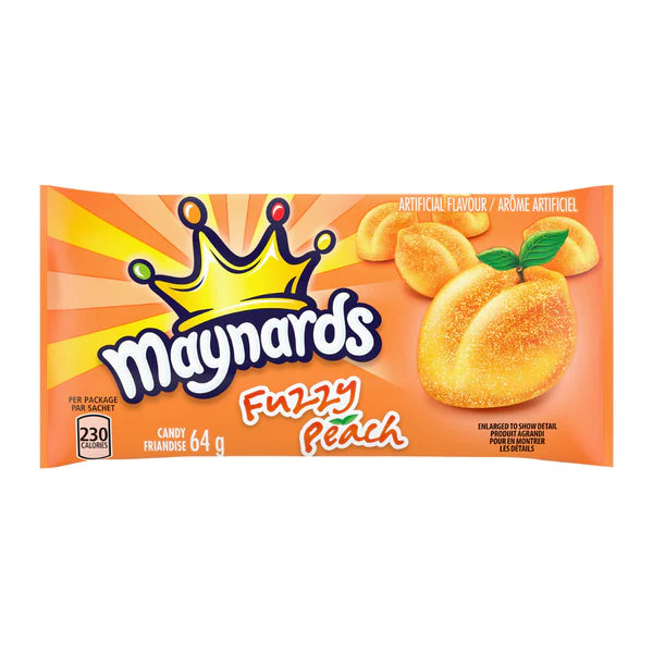 Maynards Fuzzy Peach (64g) Canada (18ct)