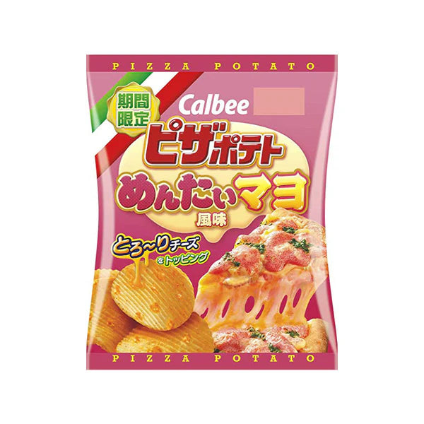 Calbee Pizza Potato Chips Mentaiko Mayo (63g) – Japan | 6 CT.