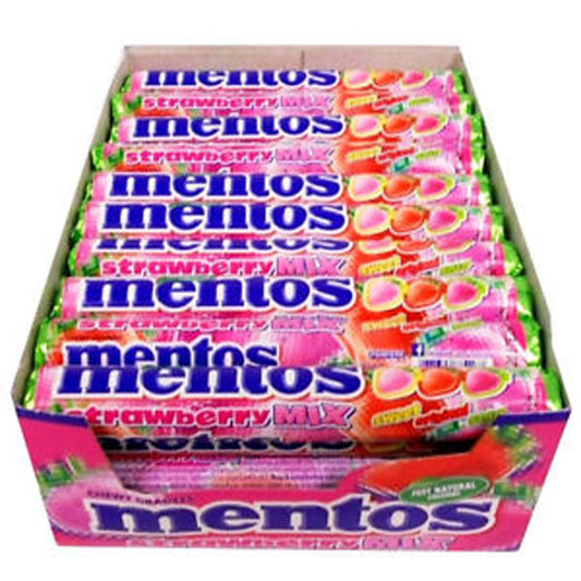 Mentos Strawberry Mix (37.5g) Holland (40ct)