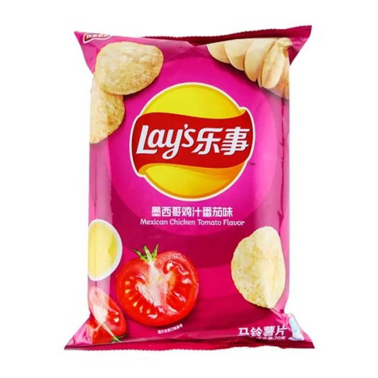 Lays Mexican Chicken Tomato Flavor (China) (70g) (6ct)