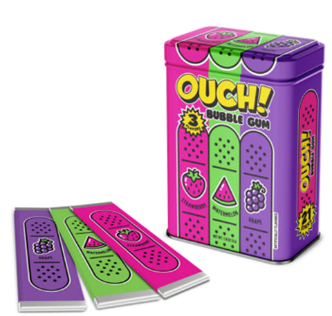 Ouch Bubble Gum Case of 12