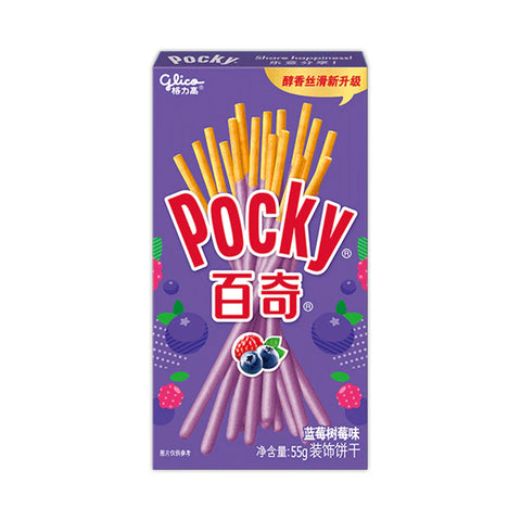 Pocky Blueberry & Raspberry 6ct (55g) (China)