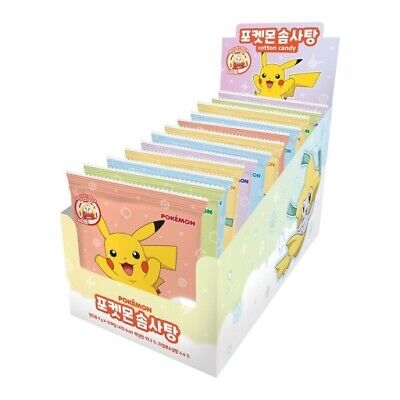 Pokemon Cotton Candy Display Box of 12 (9g) (Korea)