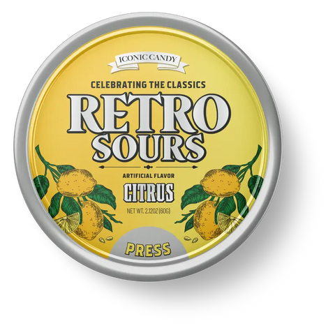 Retro Sours - Citrus 8ct (60g)