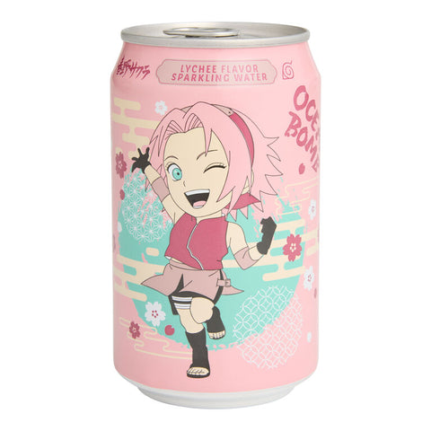 Ocean Bomb Naruto Sakura Lychee Flavor 6pk (330ml) (Taiwan)