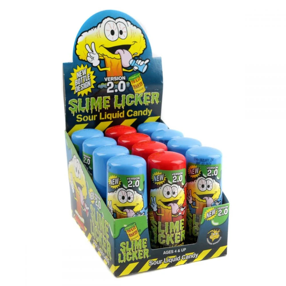 Toxic Waste Slime Licker 2.0 | Sour Rolling Liquid Candy (12ct) – USA | Wholesale Sour Candy for Retailers