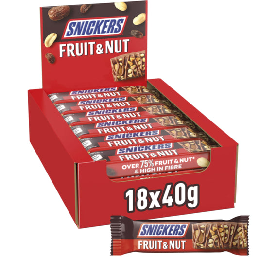 Snickers Fruit & Nut (40g) (UK) 18ct