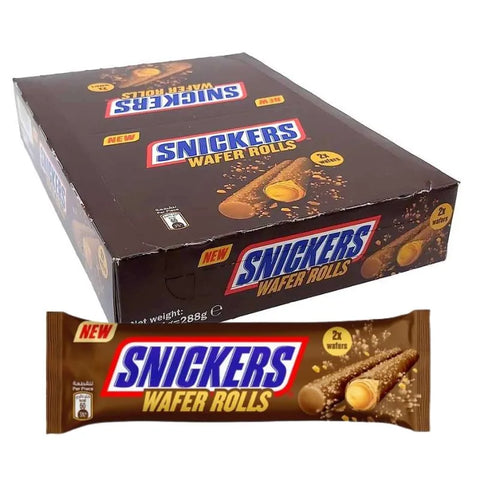 Snickers Wafer Rolls Egypt 12 Pack 🍫 – Limited Edition Snack