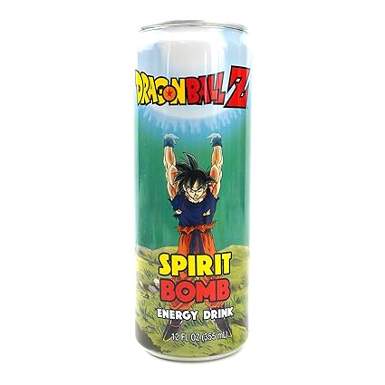 Dragon Ball Z Spirit Bomb Energy Drink (355mL) 12Pack