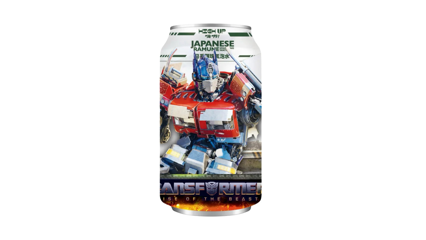 High Up Transformers Rise Of The Beasts Ramune Sparkling Water (330ml) Taiwan (6 pack)