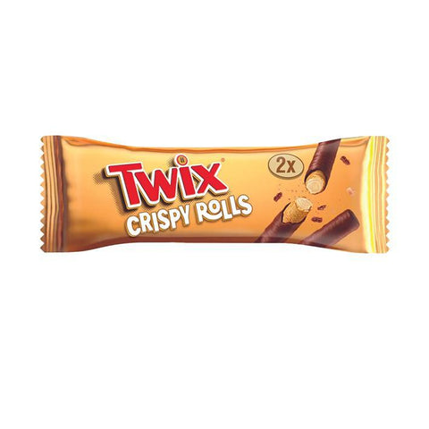 Twix Crispy Rolls (22.5g) (UK) 24-pack