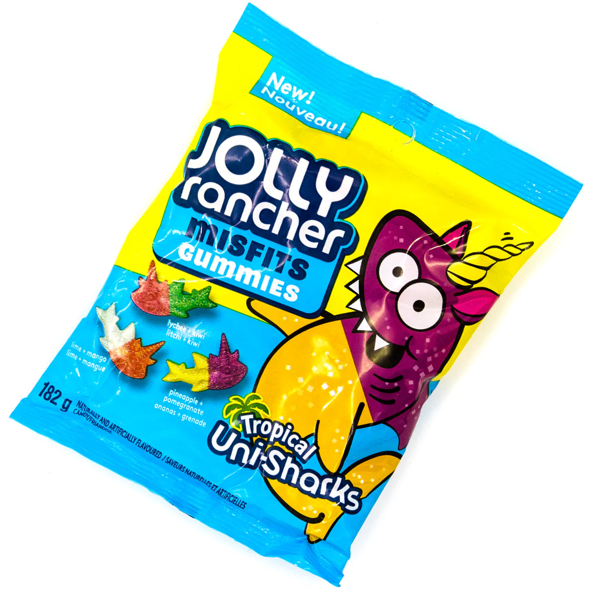 Jolly Rancher Misfit Gummies Tropical Uni-Sharks (182g) Canada (10ct)