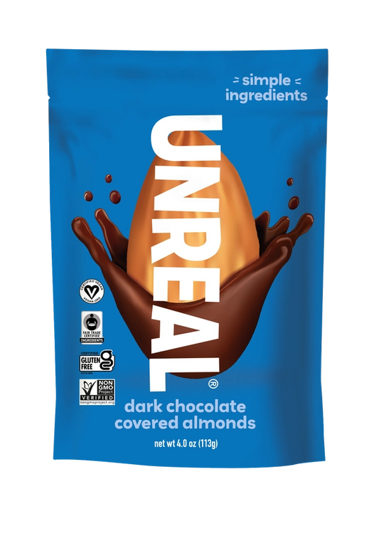 UNREAL Dark Chocolate Covered Almonds 3 pack (113g)